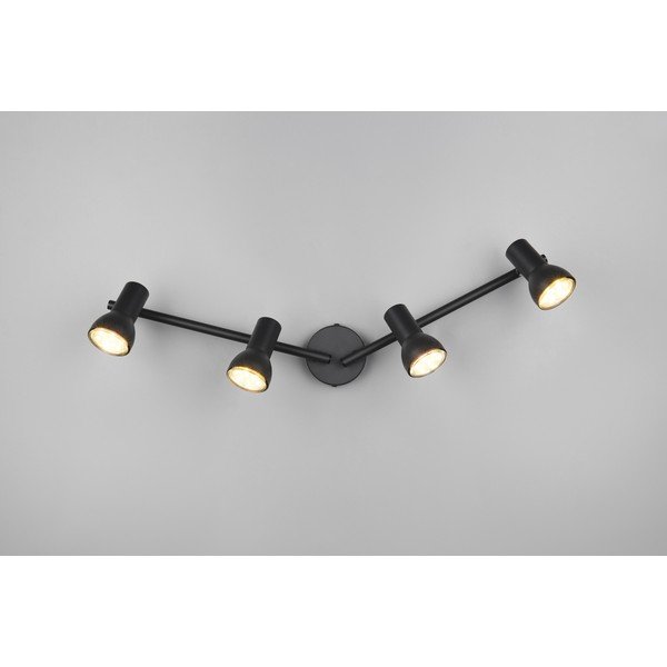 Melna prožektora tipa lampa ø 8 cm Cantar – Reality-image-1