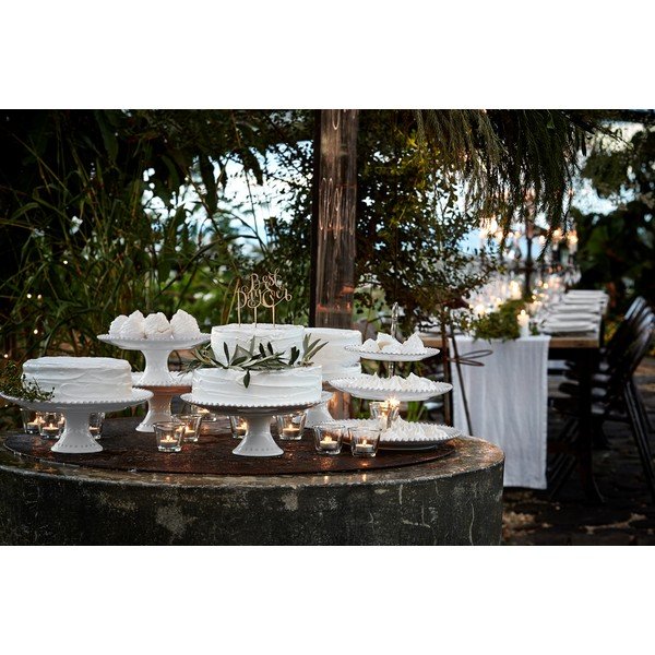 Balta keramikas tortes paplāte Costa Nova Pearl, ⌀ 22 cm-image-2