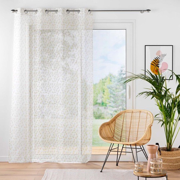 Bēšs dienas aizkars 137x280 cm Farandole – douceur d'intérieur-image-2