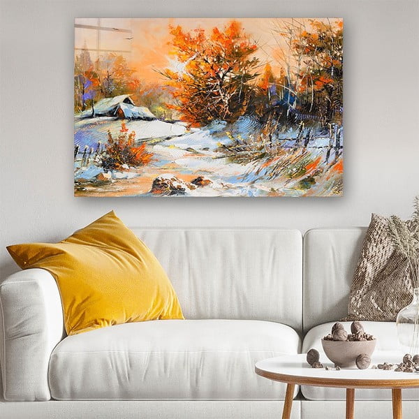 Stikla glezna 100x70 cm Winter – Wallity-image-1