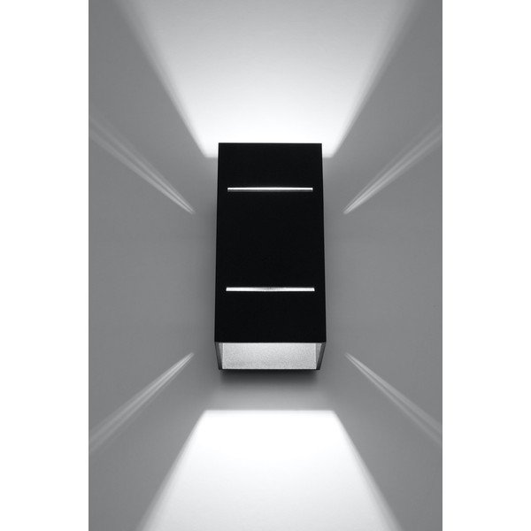 Melna sienas lampa Sollux Torre-image-1