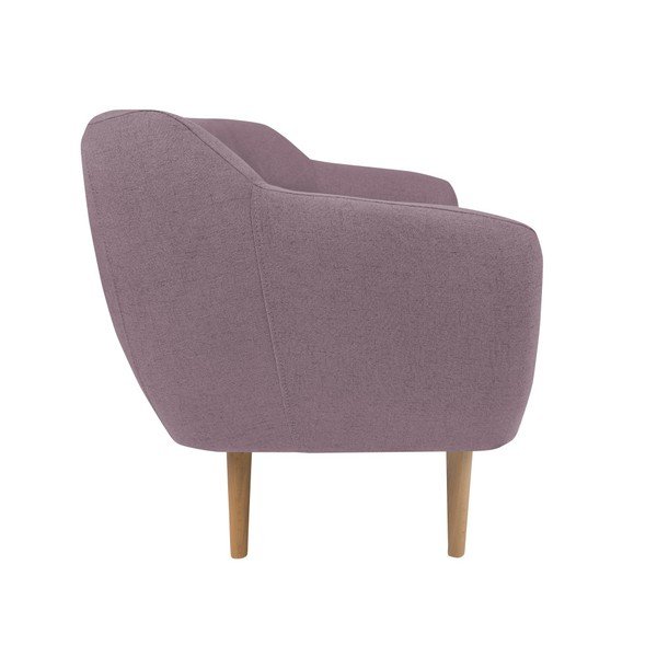 Rozā divvietīgs dīvāns ar gaišām kājām Mazzini Sofas Sicile-image-2