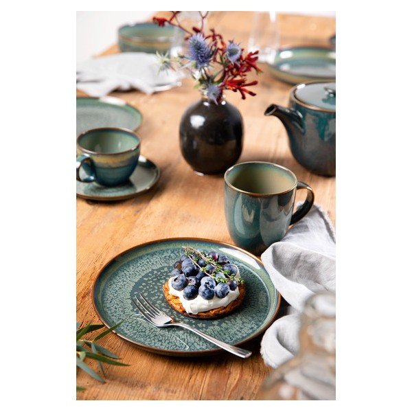 Zaļš porcelāna šķīvis Villeroy & Boch Like Crafted, ø 26 cm-image-4