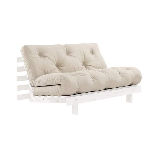 Bēšs izvelkamais dīvāns 140 cm Roots– Karup Design