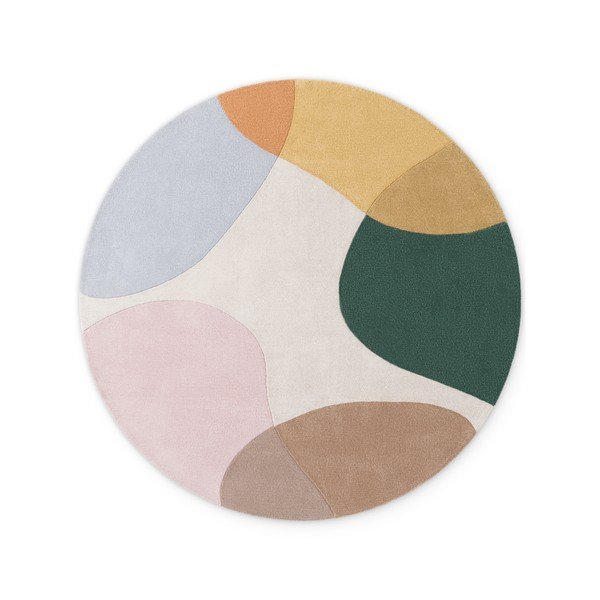 Ar rokām darināts vilnas apaļš paklājs ø 200 cm Hackney Clarissa – Ted Baker