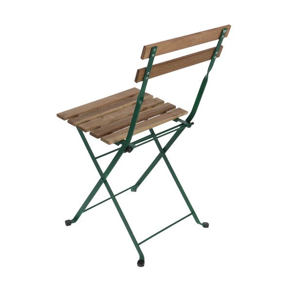 Zaļš/bēšs metāla dārza krēsls - Esschert Design-image-4