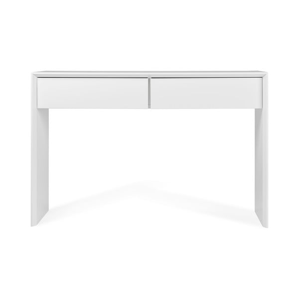 Balts konsoles galds ar 2 atvilktnēm Tenzo Profil