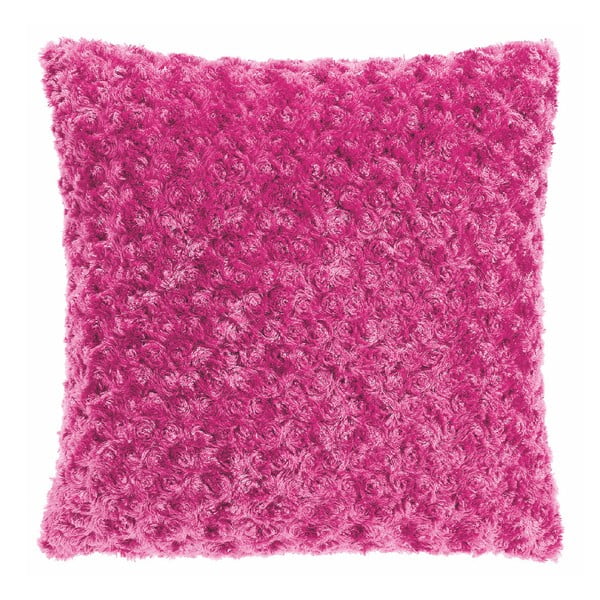 Tumši rozā spilvendrāna Tiseco Home Studio Curl, 45 x 45 cm