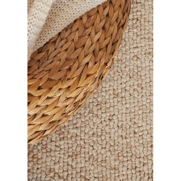 Krēmkrāsas mazgājams paklājs 200x290 cm Rocco Cream – Elle Decoration-image-3