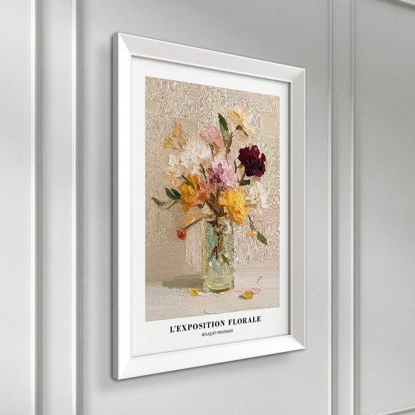 Drukāta glezna ar rāmi 56x75 cm Sunny Bouquet – Styler-image-3