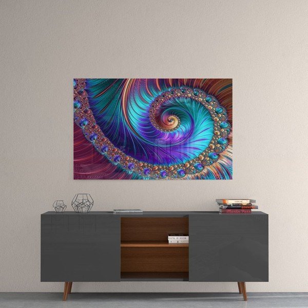 Stikla glezna Insigne Peacock-image-1
