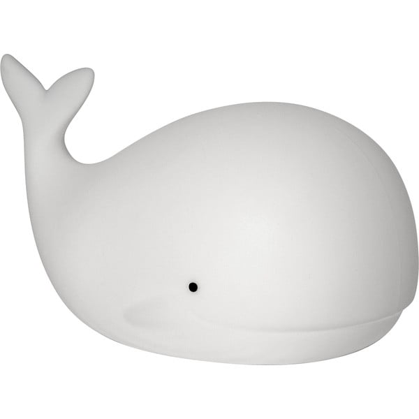 Balta LED bērnu naktslampiņa Whale – Star Trading