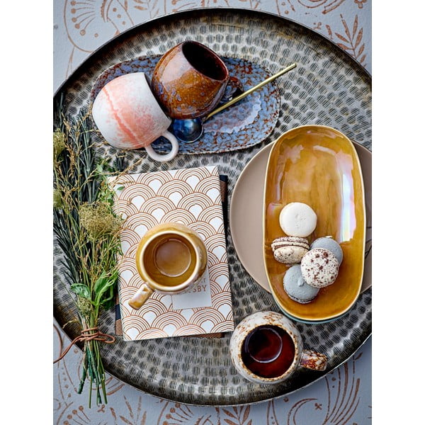 Brūna/bēša keramikas krūze 280 ml Paula – Bloomingville-image-2