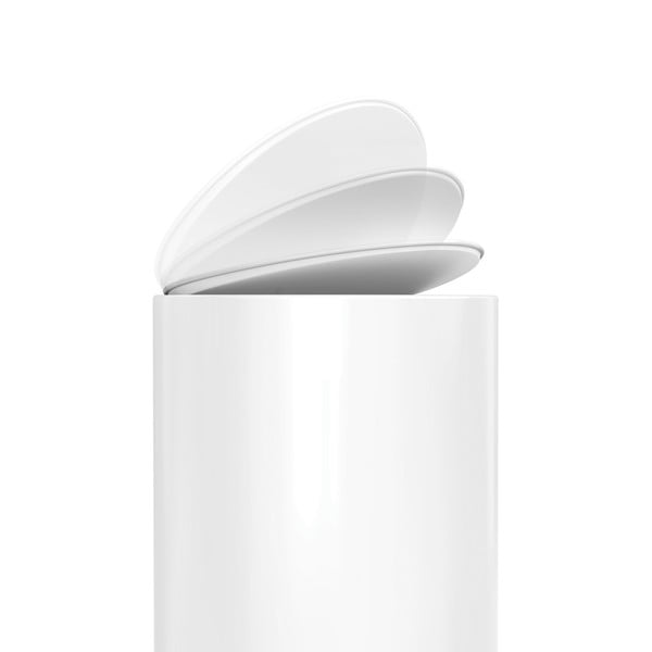 Balta metāla atkritumu tvertne ar pedāli 6 l – simplehuman-image-4