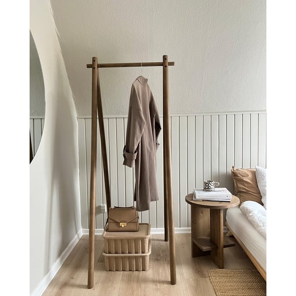 Brūns priedes koka drēbju plaukts Hongi – Karup Design-image-4