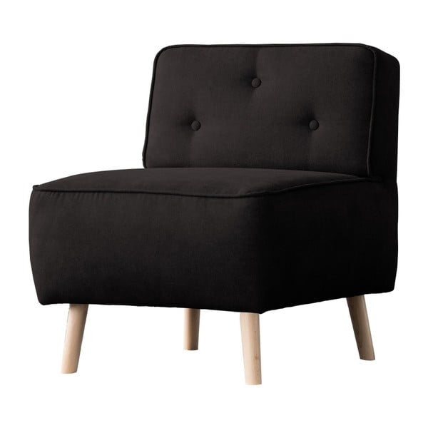 Melns krēsls Kooko Home Lounge