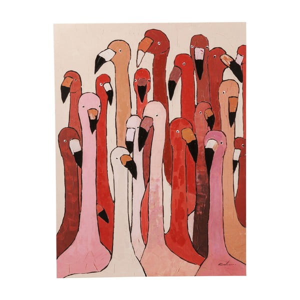 Glezna Kare Design Flamingo Meeting, 120 x 90 cm