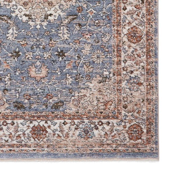 Zils/bēšs celiņa paklājs 80x300 cm Vintage – Think Rugs-image-4