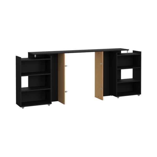 Melns gultas galvgalis 165x80 cm Naia – Tvilum-image-2