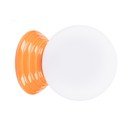 Oranža keramikas sienas lampa ø 12 cm Farsa – Sollux