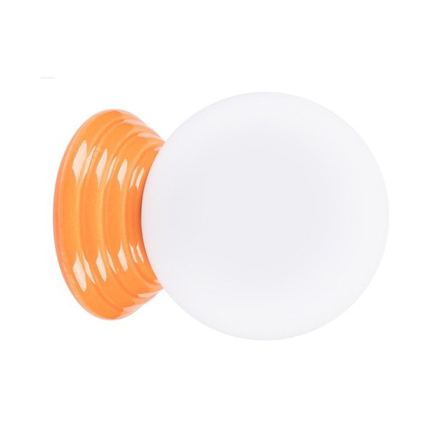 Oranža keramikas sienas lampa ø 12 cm Farsa – Sollux