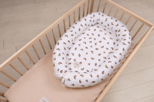 Balta mazuļu ligzda Garden Fruits – Malomi Kids-image-1