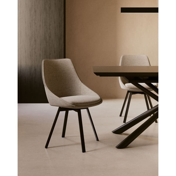 Pelēks pusdienu krēsls Jenna – Kave Home-image-2