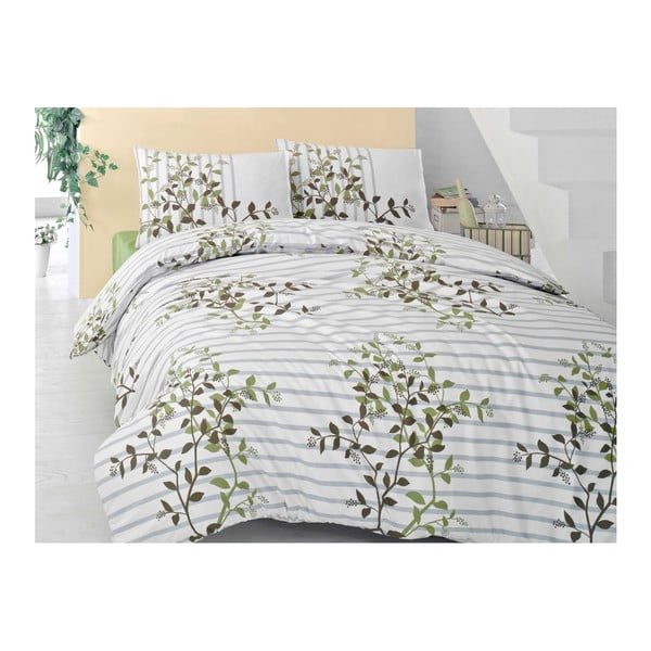 Divvietīga gultas veļa ar gultas pārklāju Hazal, 200 x 220 cm
