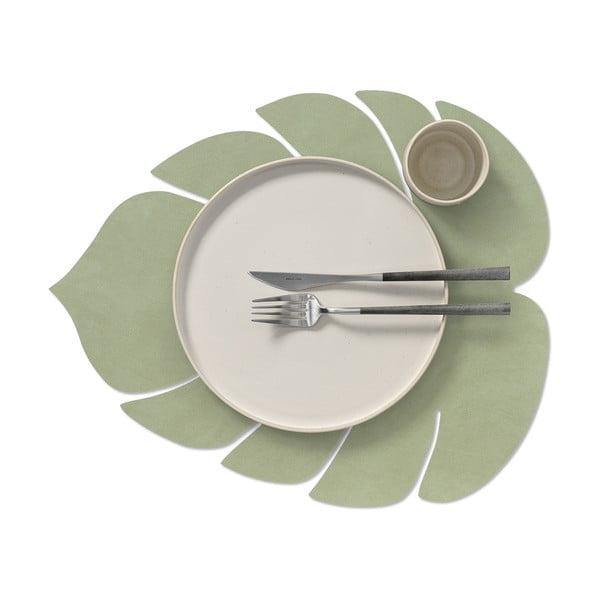 Galda paliktnis no ekoloģiskās ādas 35x42 cm Monstera Leaf Nupo – LIND DNA-image-1