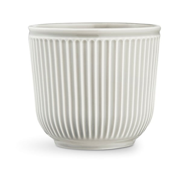 Gaiši pelēks keramikas puķu pods Kähler Design Hammershoi Flowerpot, ⌀ 18 cm
