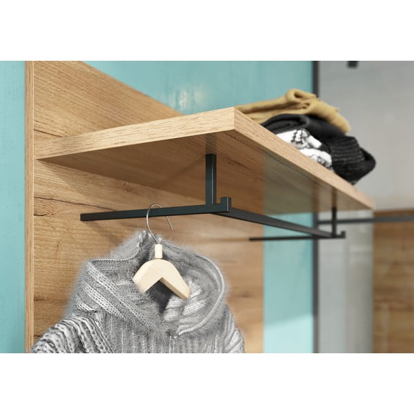 Dabīga toņa sienas pakaramais ar ozolkoka imitāciju Fremont – Germania-image-3