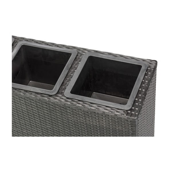 Melns dārza puķu pods Bonami Essentials Patteo-image-2