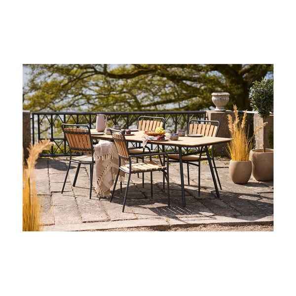 Gaiši brūns pleds no pārstrādātas kokvilnas 130x180 cm Adana – House Nordic-image-2