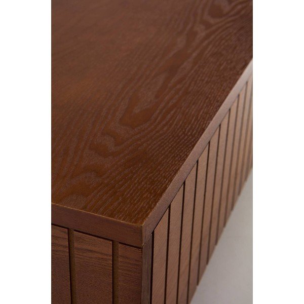Tumši brūns žurnālgaldiņš no MDF 90x90 cm Furuvik – Jotex-image-3
