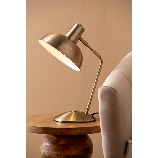 Zelta krāsas galda lampa Leitmotiv Hood-image-2