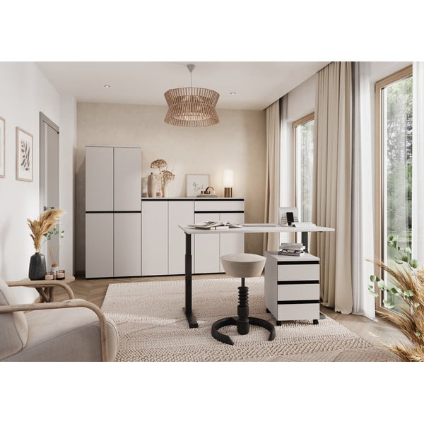 Krēmkrāsas skapītis 81x120 cm Bedano – Germania-image-1