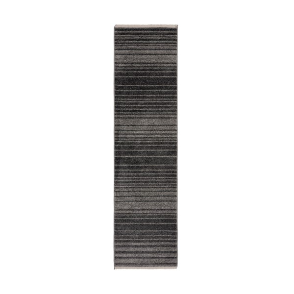 Tumši pelēks celiņa paklājs 60x230 cm Camino – Flair Rugs