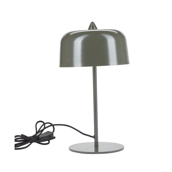 Zaļa galda lampa Bahne & CO, augstums 39 cm