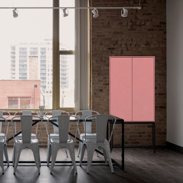 Rozā skapītis 75x164,5 cm Lennon – Really Nice Things-image-3