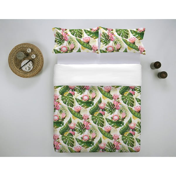 Kokvilnas gultasveļa Marghett Protea, 220 x 220 cm-image-1