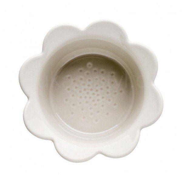 2 bēšas krāsas porcelāna trauku komplekts Sagaform Piccadilly Flowers, 13 x 6,5 cm-image-2