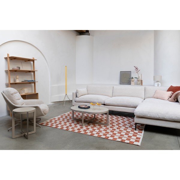 Dabīga toņa oša masīvkoka grāmatplaukts ar bīdāmām durvīm 90x180x35 cm Rise – Zuiver-image-4