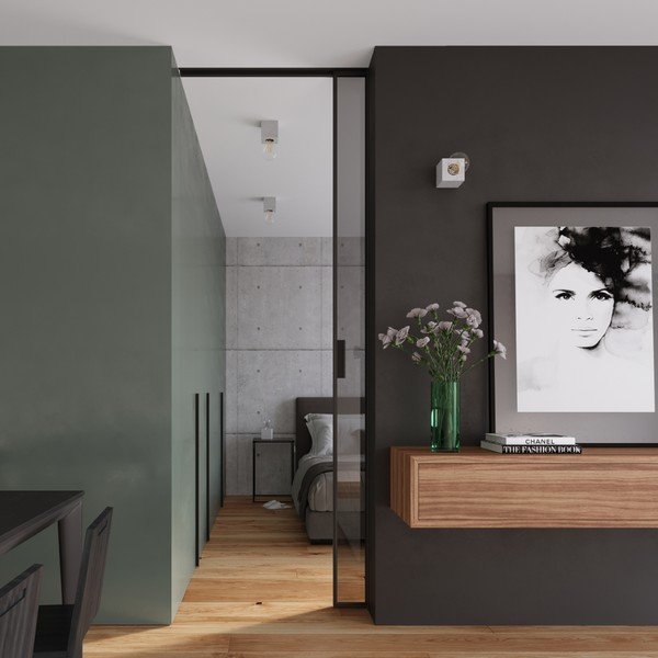 Pelēka griestu lampa 10x10 cm Gabi – Sollux-image-1