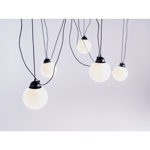 Melna piekaramā lampa ar metāla abažūru Popo – CustomForm-image-4
