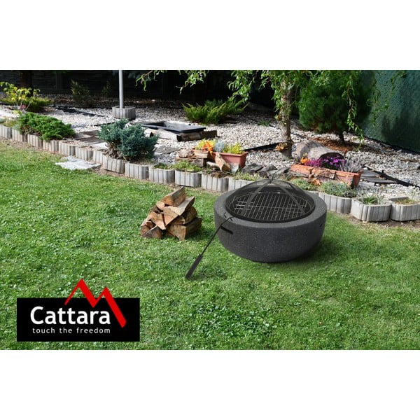 Melns kamīns no dedzināta akmens Cattara La Palma-image-4