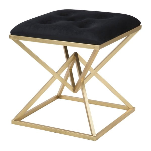 Krēsls melnā un zelta krāsā Mauro Ferretti Piramid-image-1