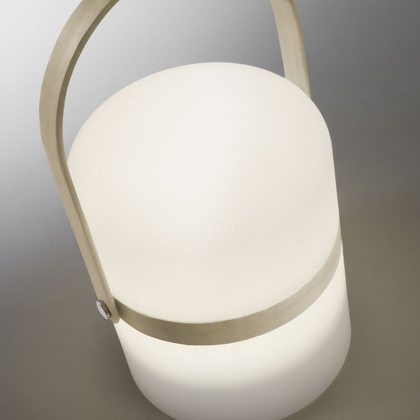 Balta āra lampa Kave Home Janvir, augstums 26,5 cm-image-1