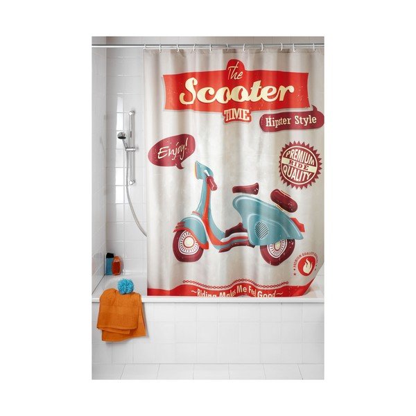 Retro dušas aizkars Wenko Scooter-image-1