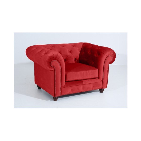 Sarkans krēsls Max Winzer Orleans Velvet-image-2