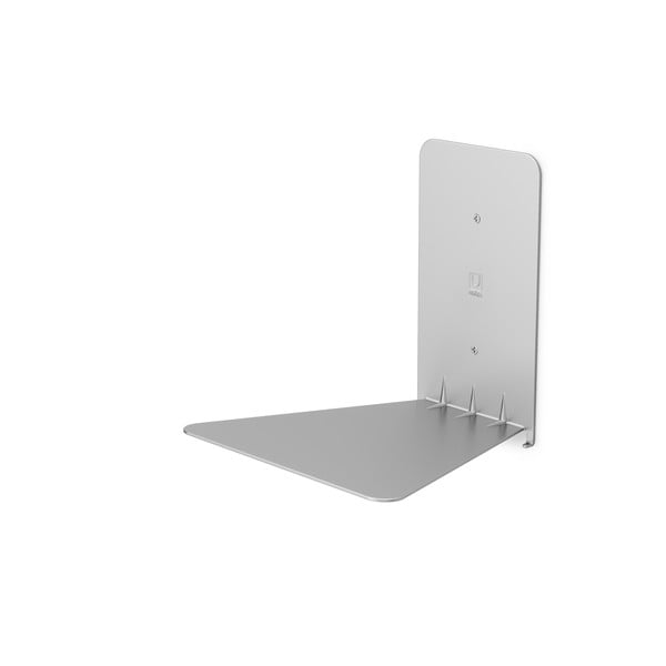 Sudraba krāsas metāla sienas plaukti (3 gab.) 14 cm Conceal – Umbra-image-4